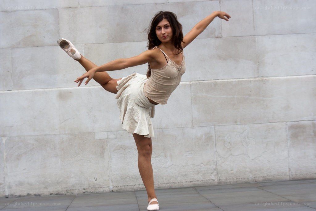 Ballerina in a dance pose