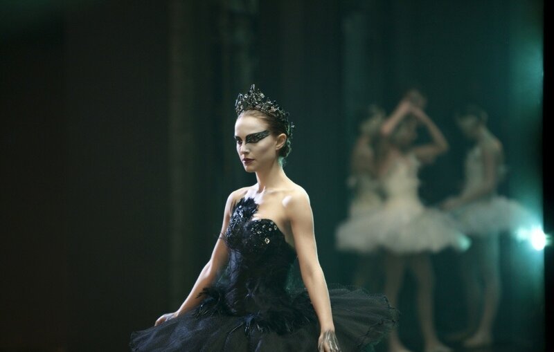 ballerina in black costume