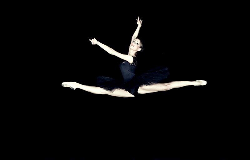 Ballerina in Black Dress