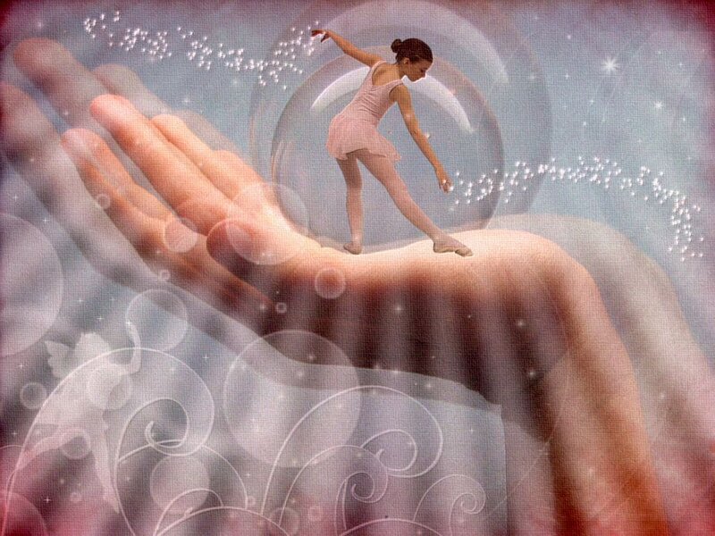Ballerina in Bubble