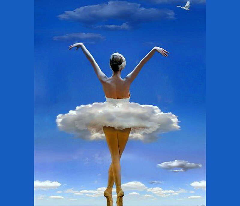 Ballerina in Cloud Tutu