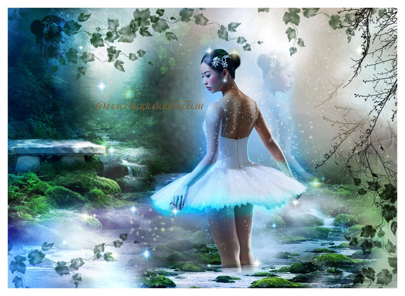 Ballerina in Forest