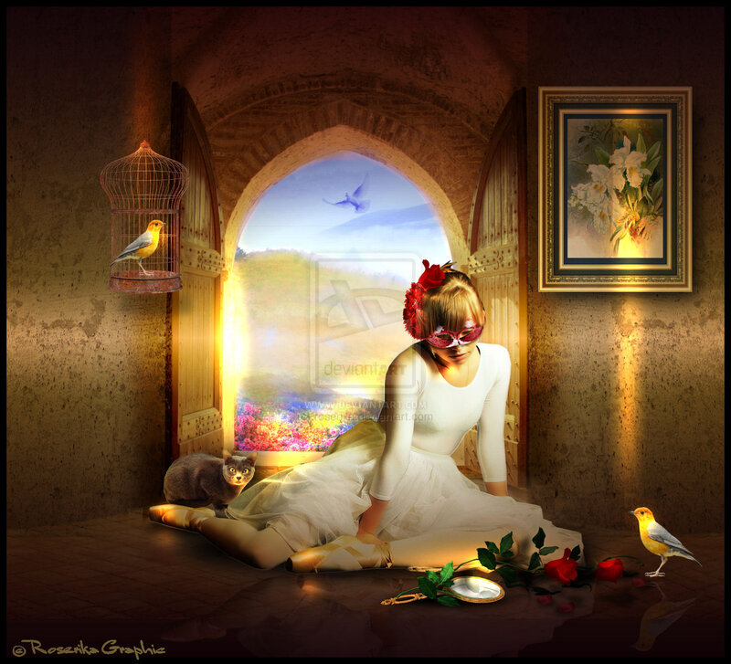 Ballerina in Mask
