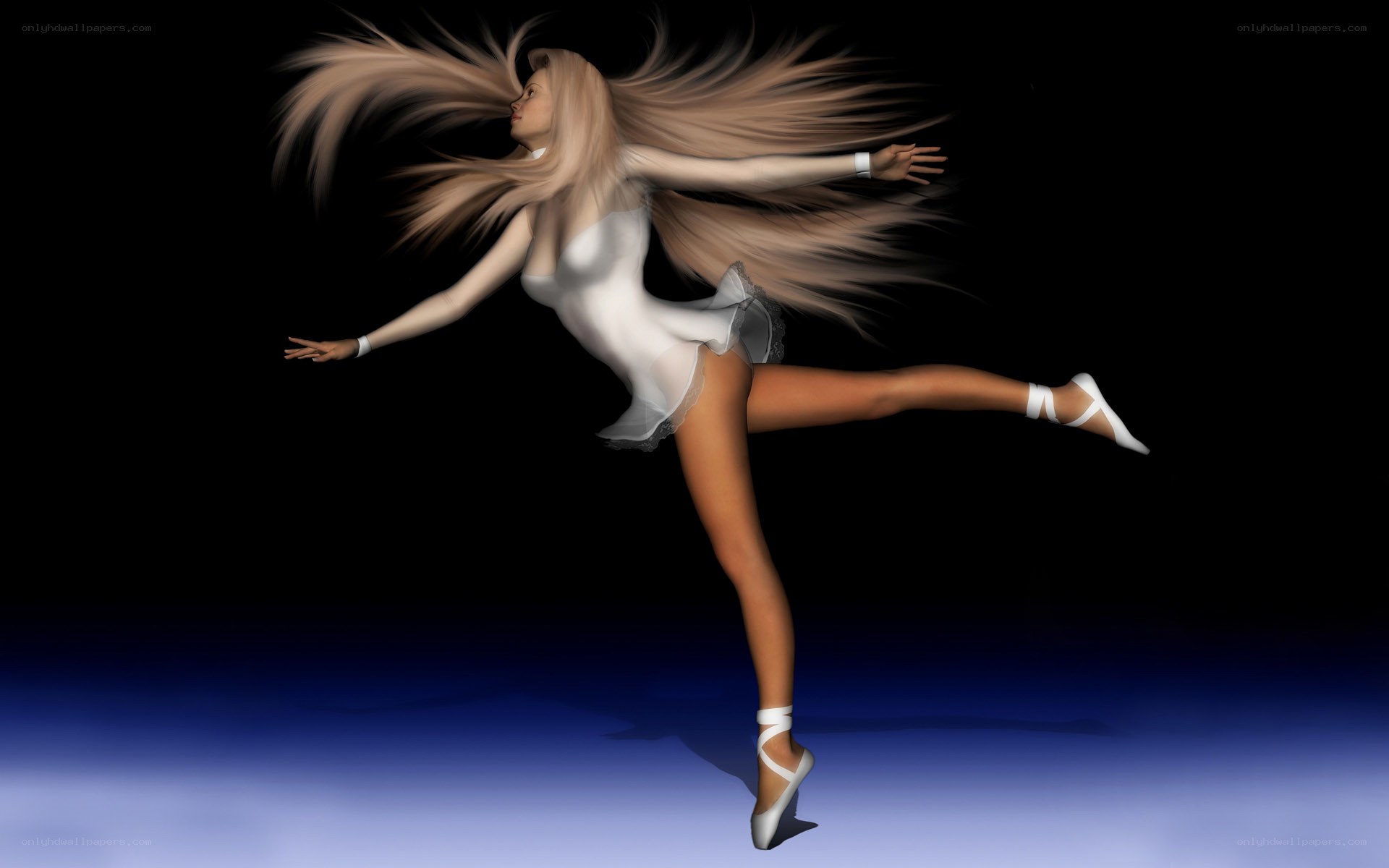 Ballerina in motion