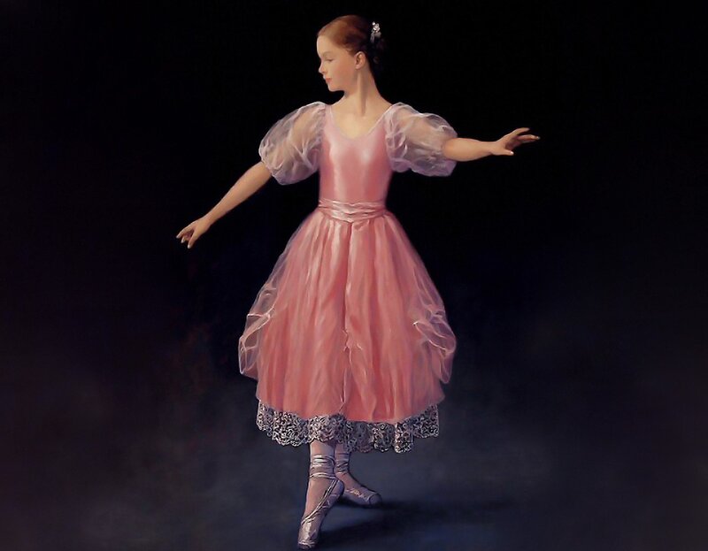 Ballerina in Pink Dress — Serene