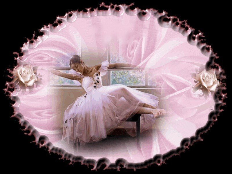 Ballerina in Pink Dress