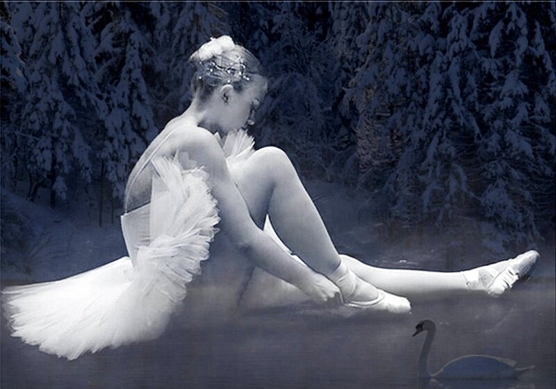 Ballerina in Snow