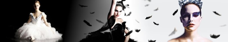 Ballerina in white and black