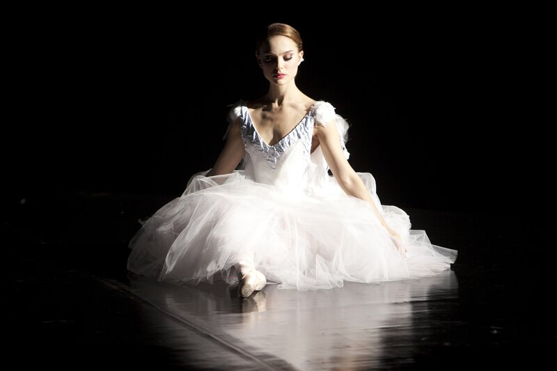 Ballerina in white tutu
