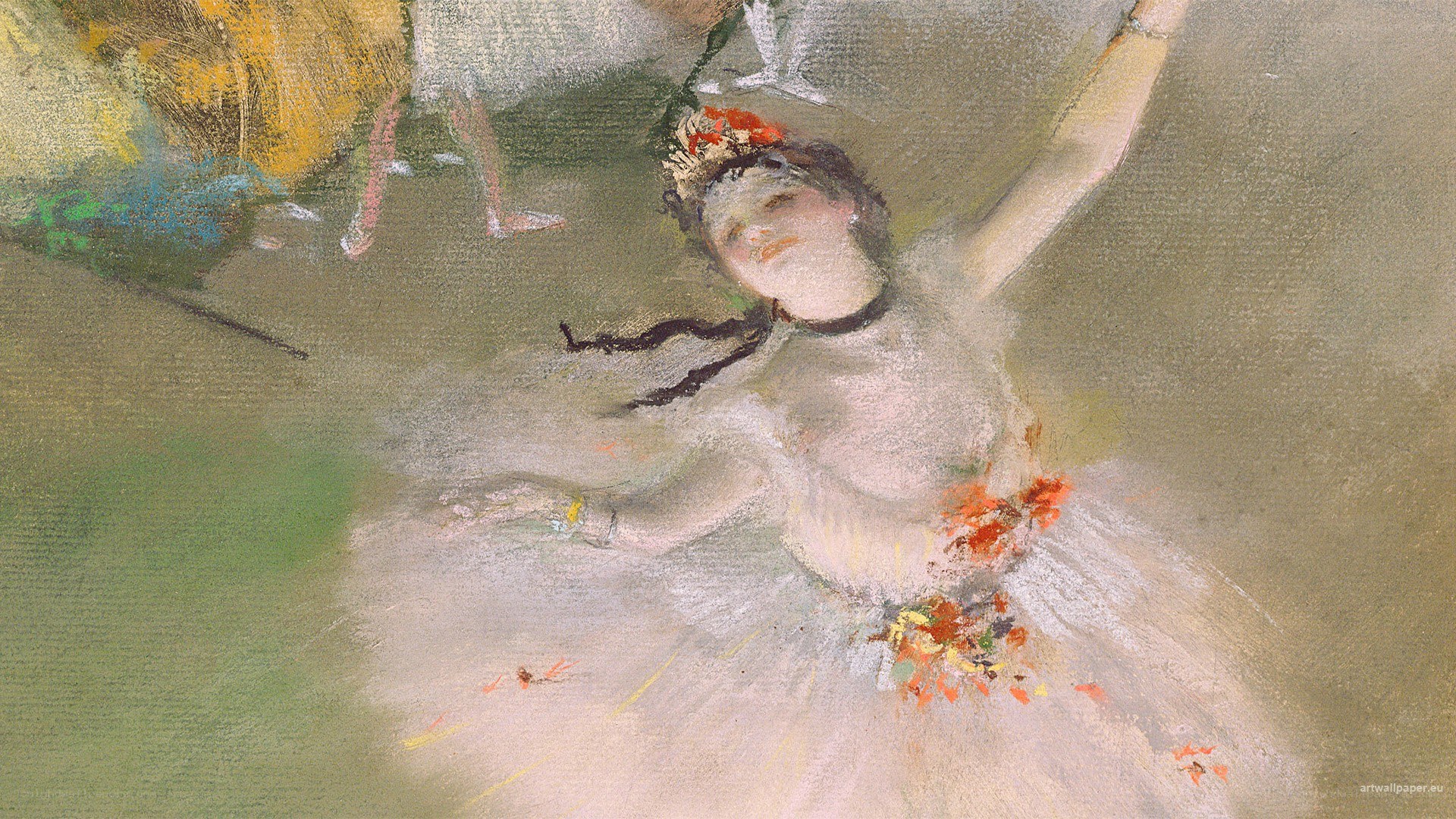 Ballerina in White Tutu