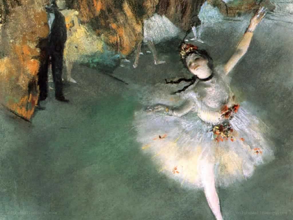 Ballerina in White Tutu