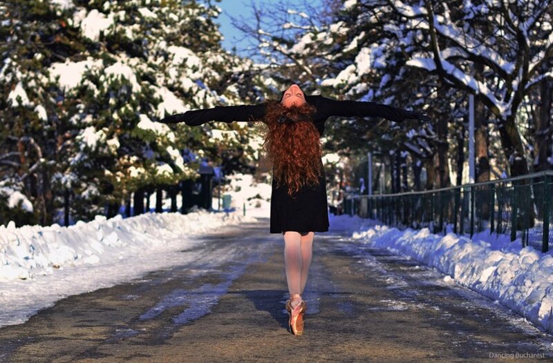 Ballerina in Winter