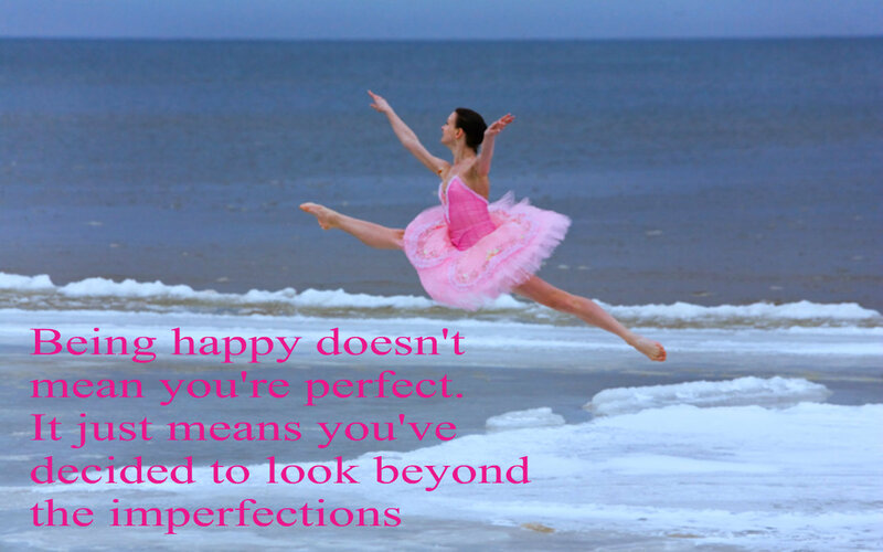 Ballerina on Beach — Pink
