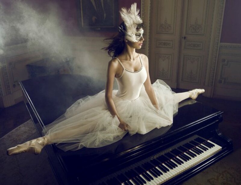 Ballerina on Piano