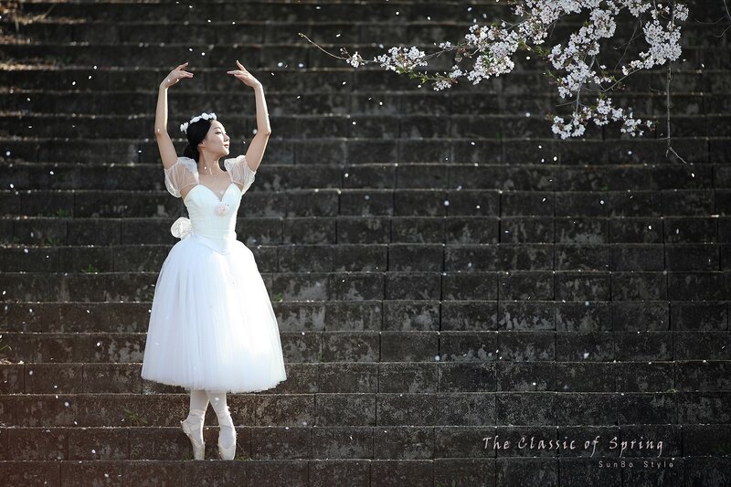 Ballerina on Steps