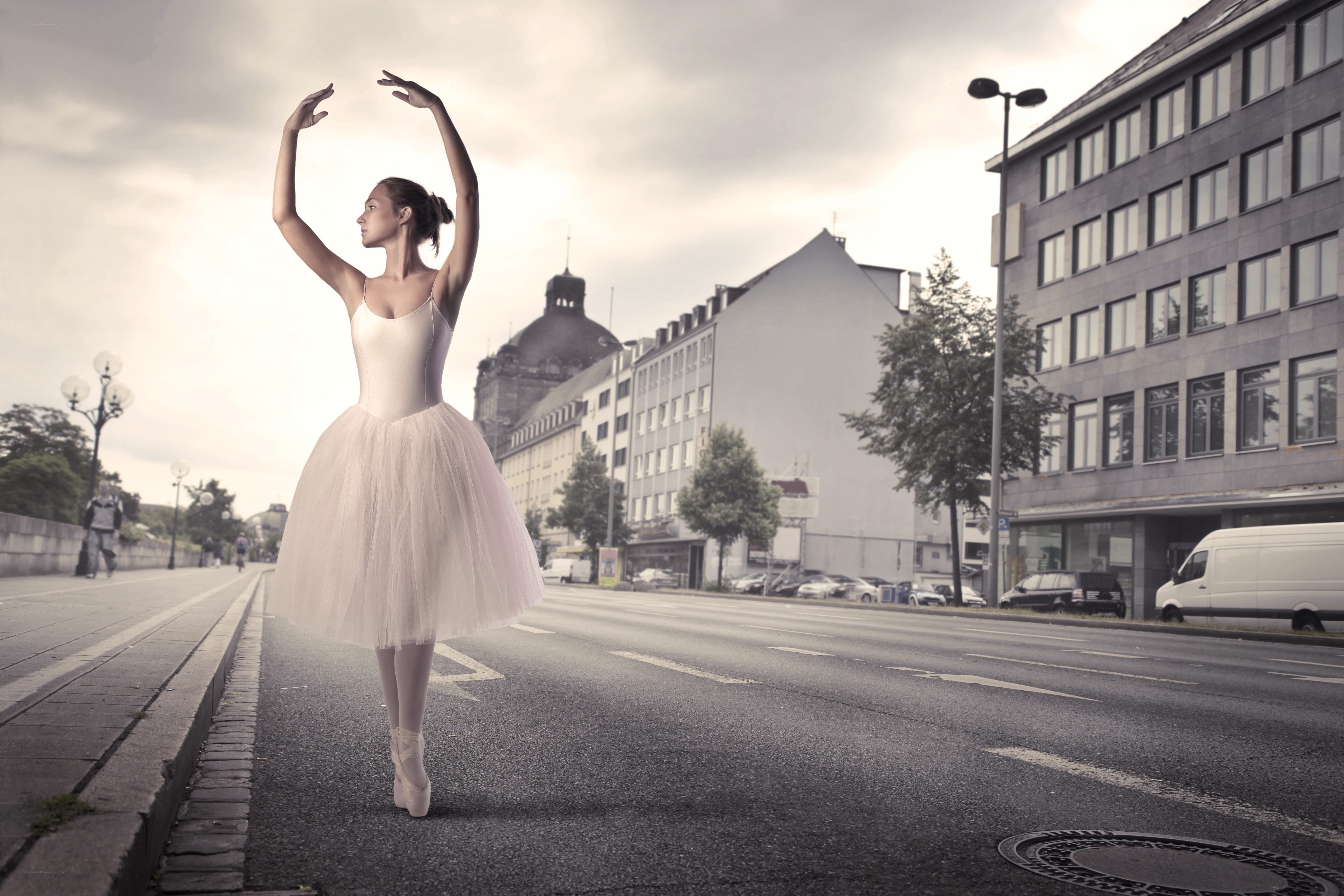 Ballerina on the street