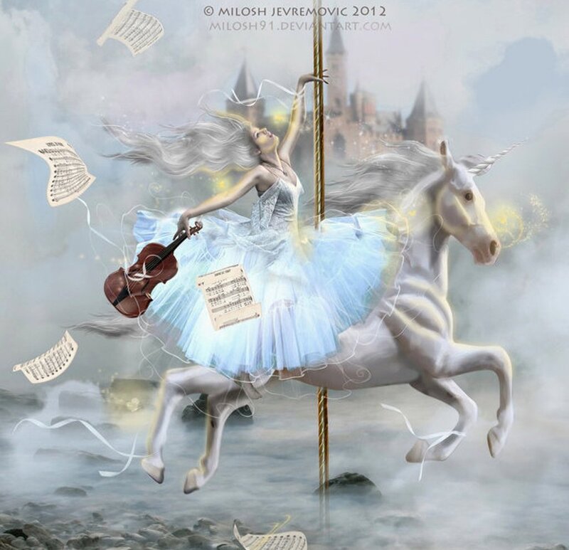 Ballerina on Unicorn
