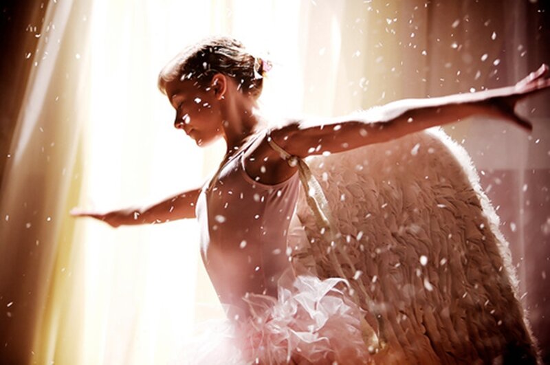 Ballerina with Angel Wings