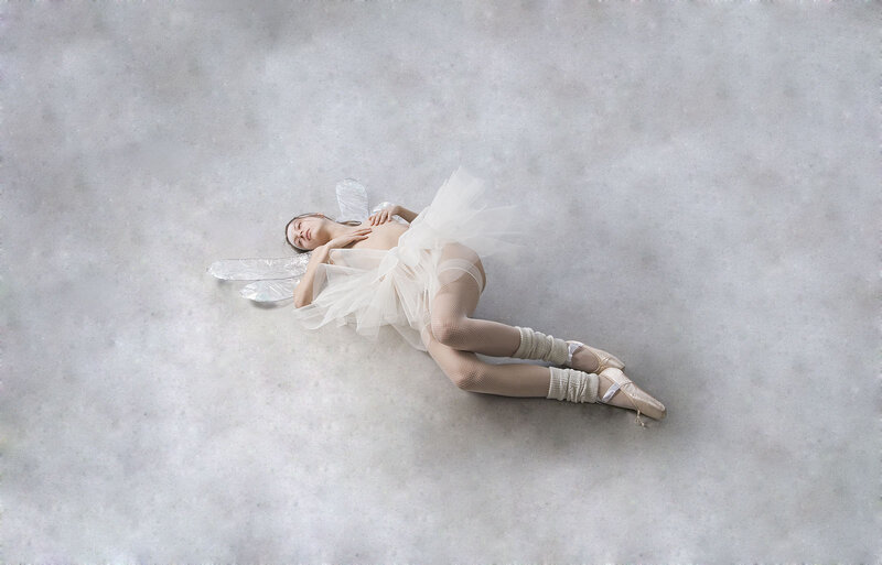 Ballerina with fairy wings