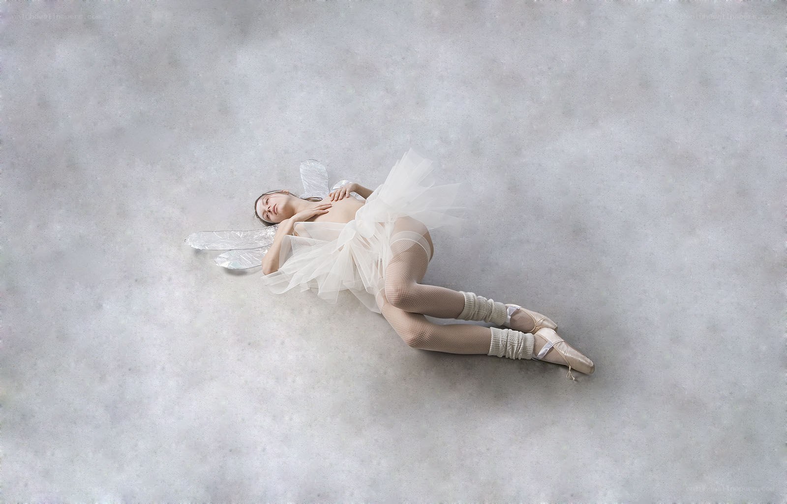 Ballerina with fairy wings