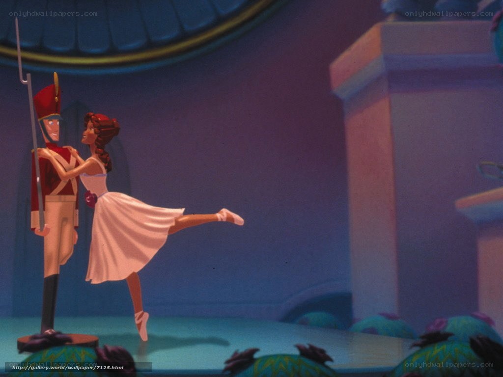 Ballerina with toy soldier