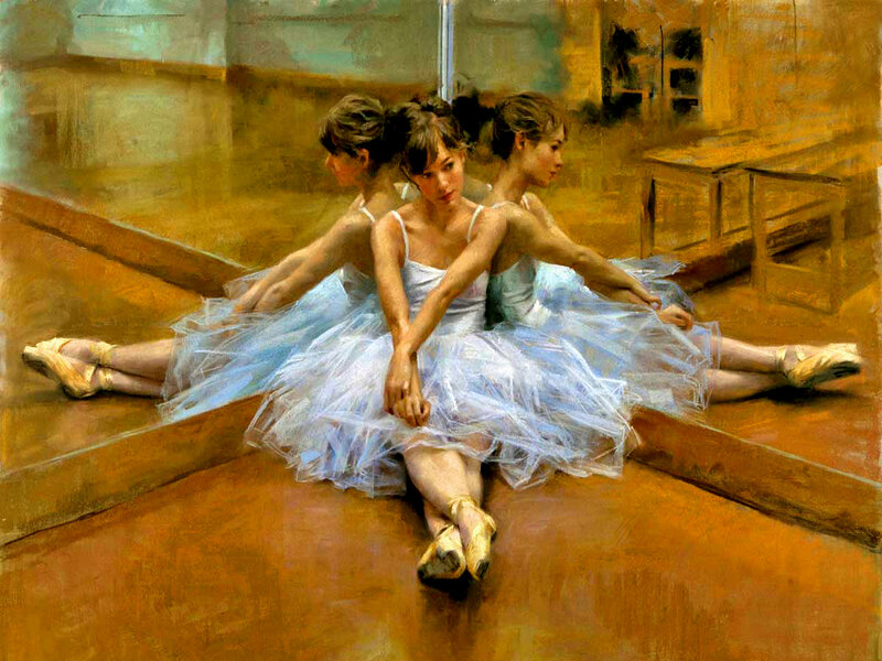 Ballerinas in Studio