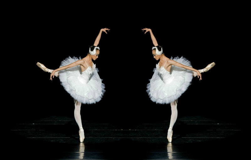 Ballerinas in White Tutus — Dramatic