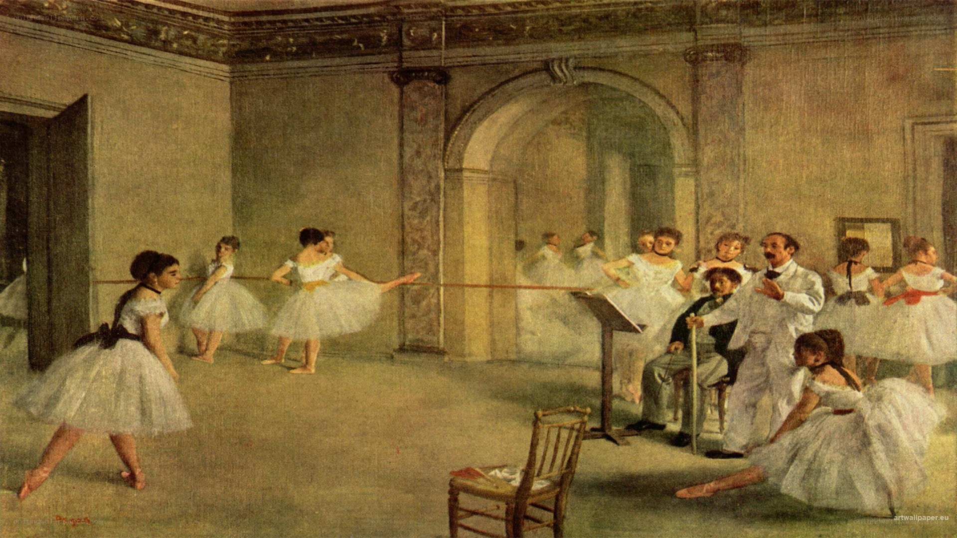 Ballet class at the academy