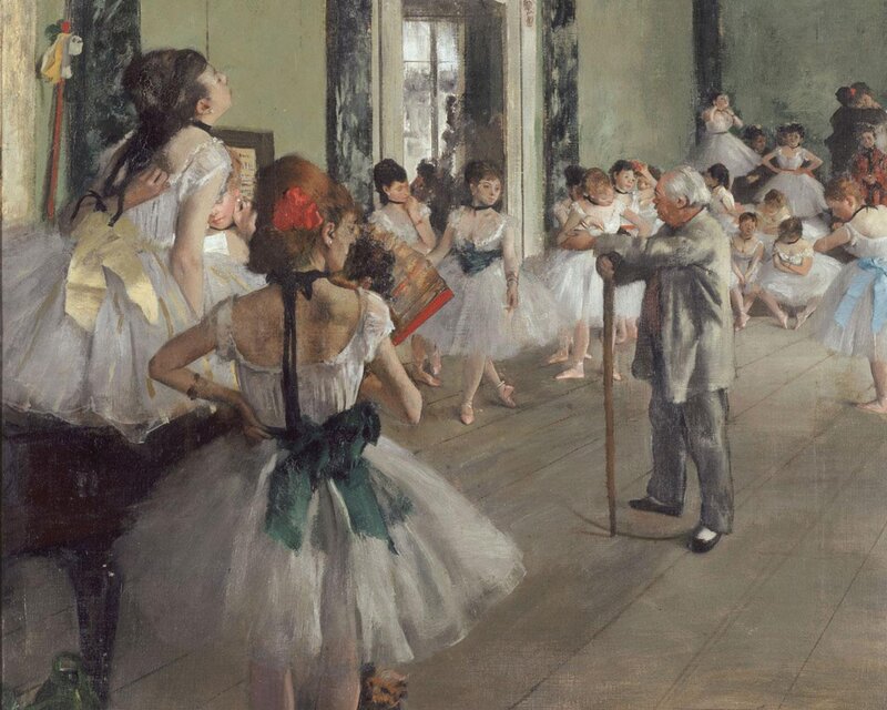 Ballet class at the academy
