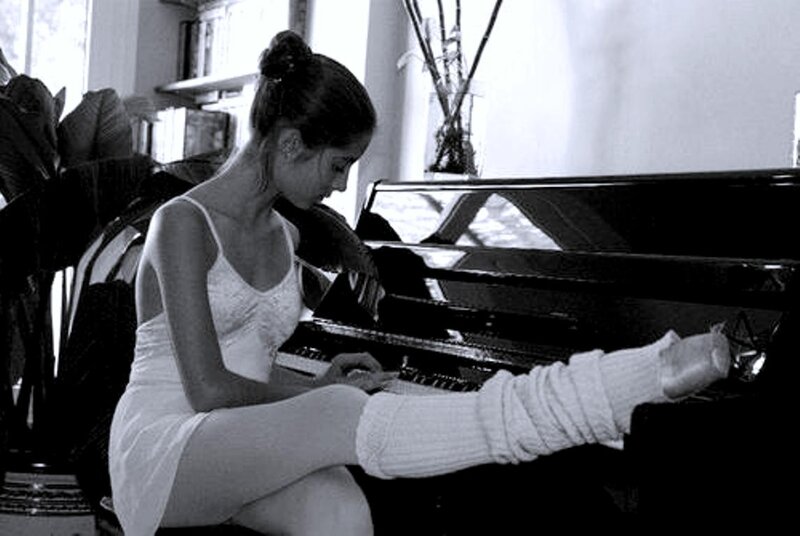Ballet Dancer at Piano