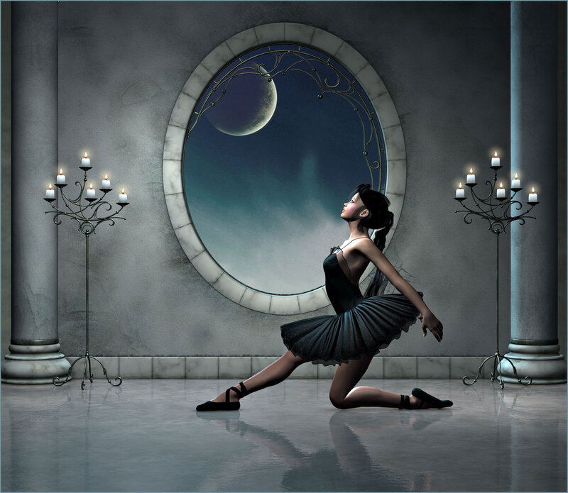Ballet Dancer in Black