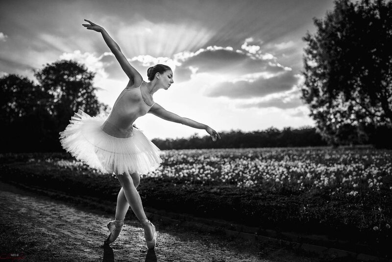 Ballet Dancer in Field