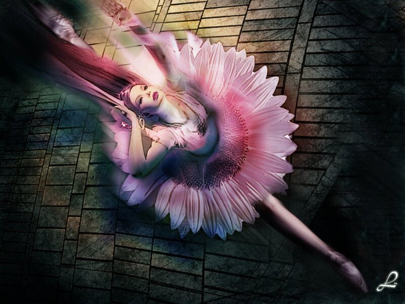 Ballet Dancer in Flower