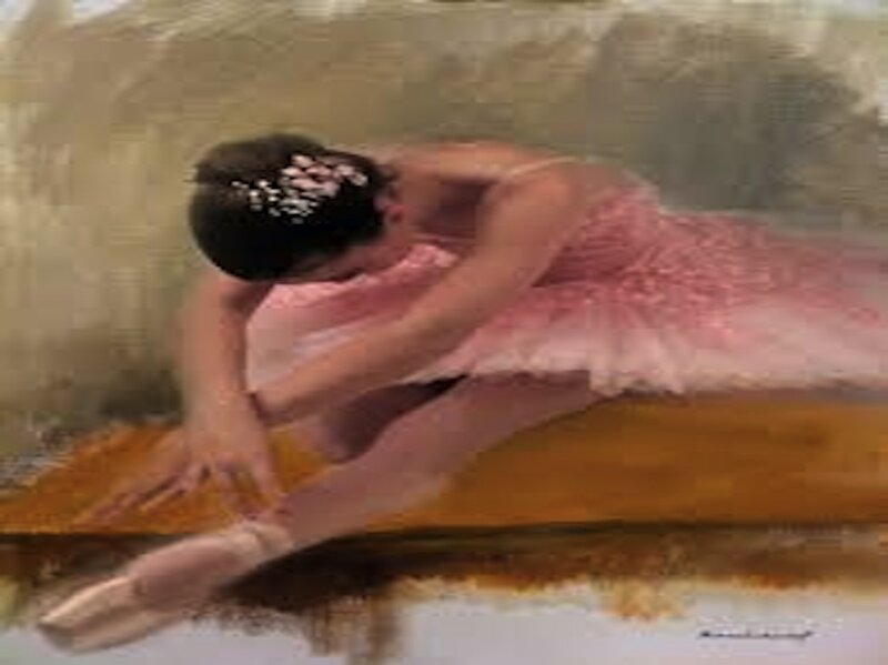 Ballet Dancer in Pink — Calm