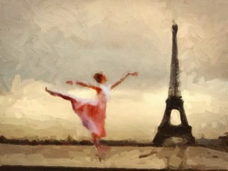 Ballet Dancer in Red