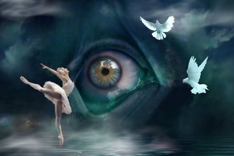 Ballet Dancer in Water