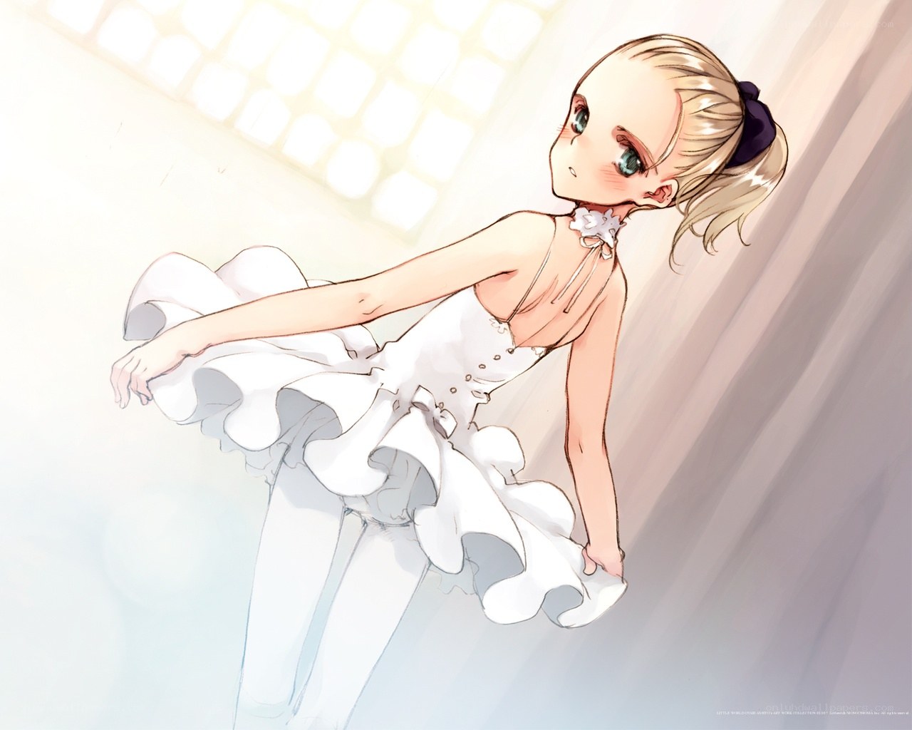 ballet dancer in white dress