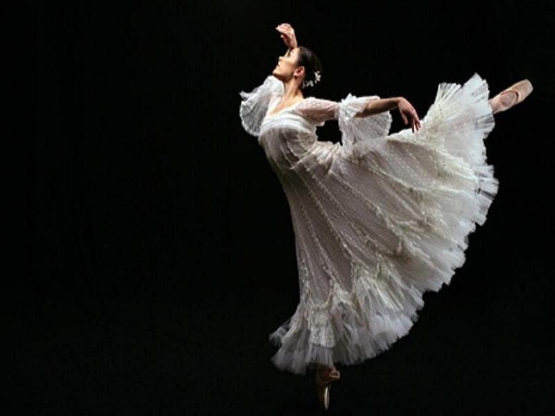 ballet dancer in white dress