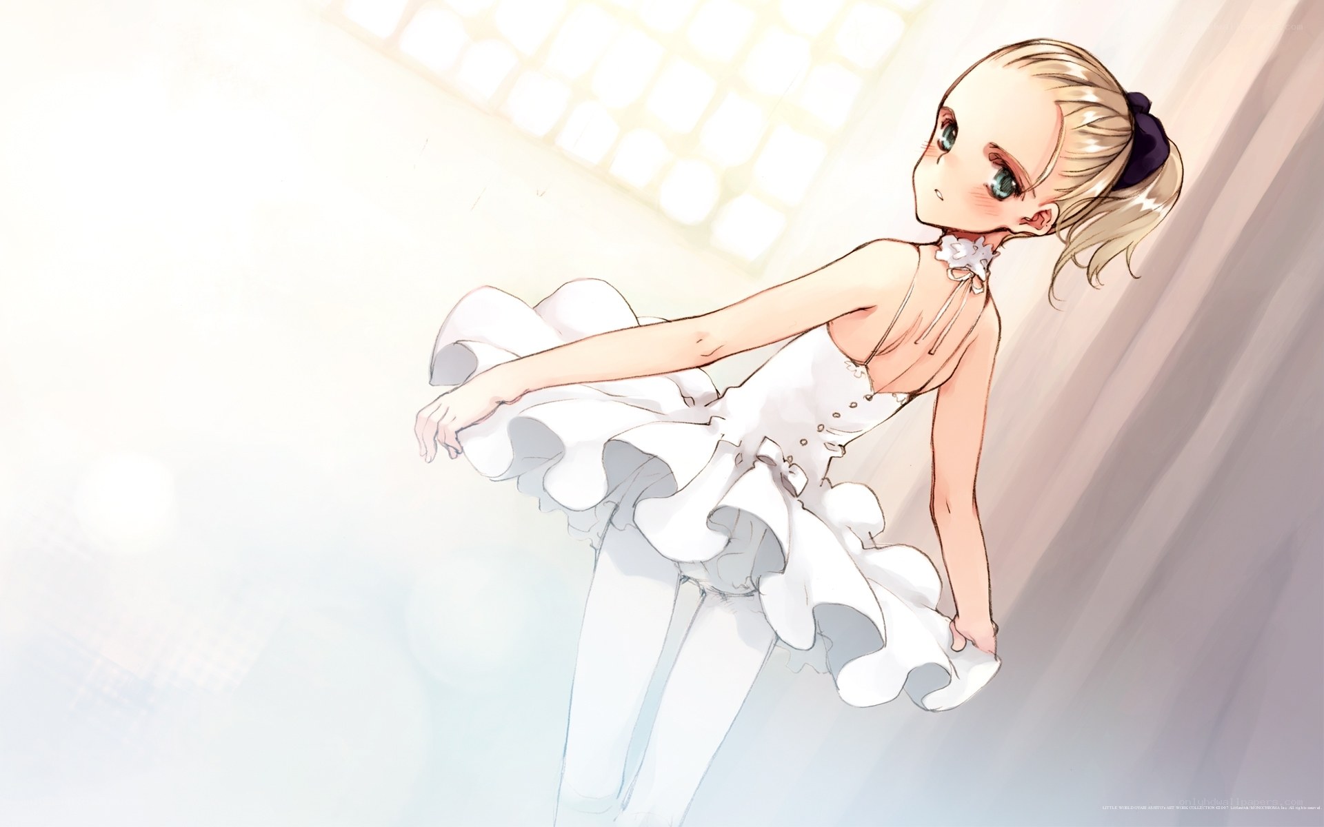 ballet dancer in white dress