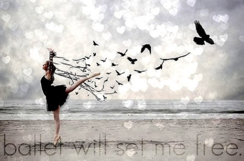 Ballet Dancer on Beach