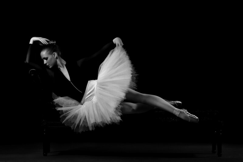 Ballet Dancer on Bench