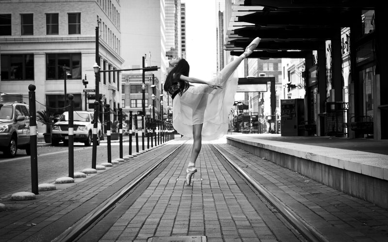 Ballet Dancer on Street