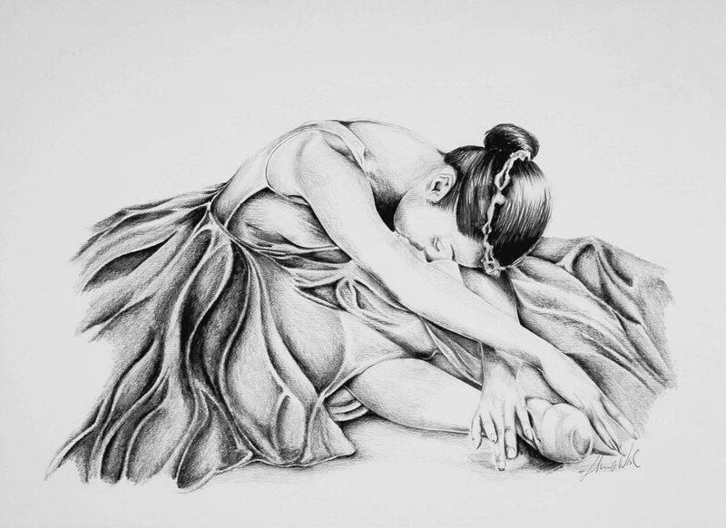 Ballet Dancer Resting