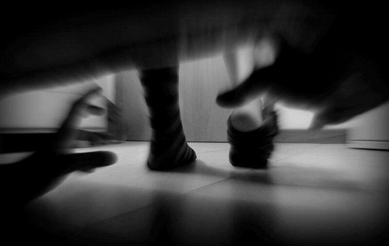 Ballet Dancer's Feet — Black