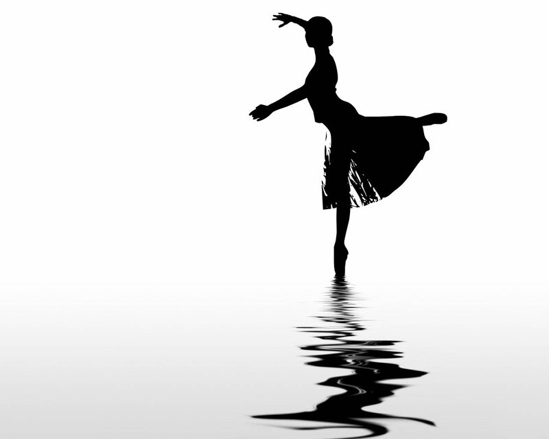 ballet dancer silhouette
