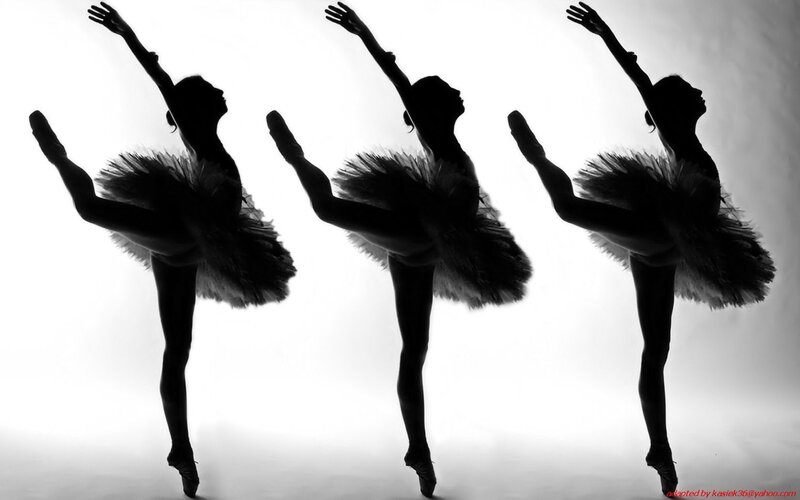 ballet dancer silhouettes