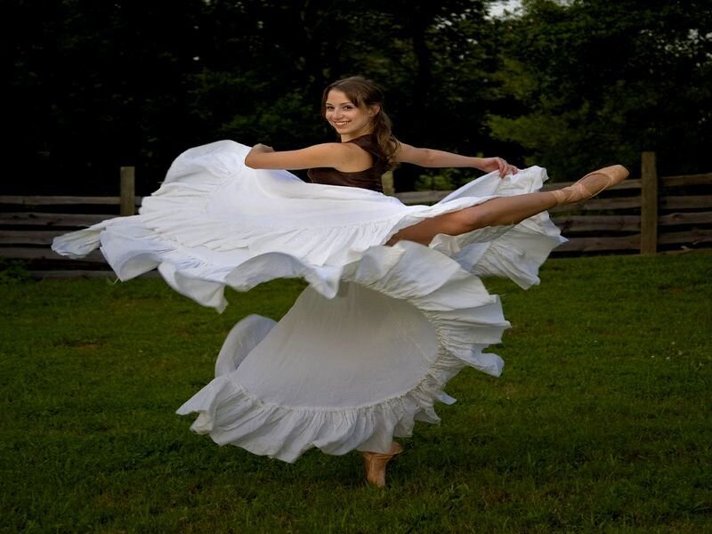 Ballet Dancer Spinning
