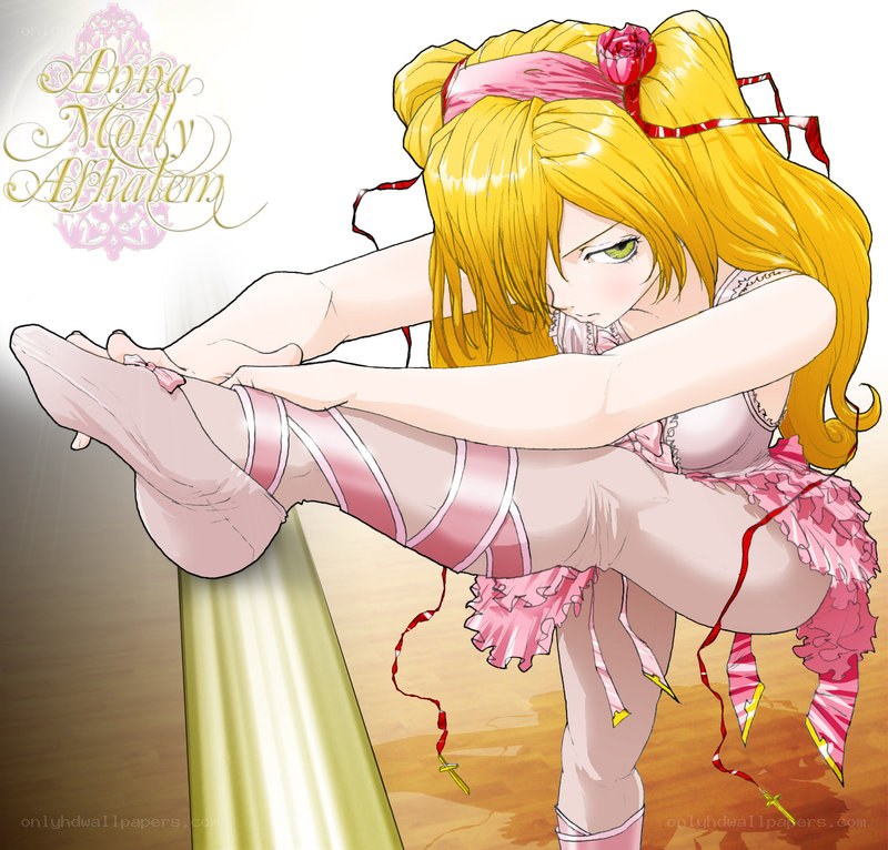 ballet dancer stretching