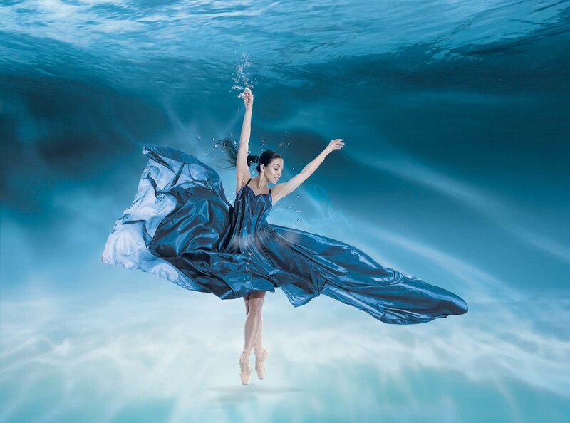 Ballet Dancer Underwater