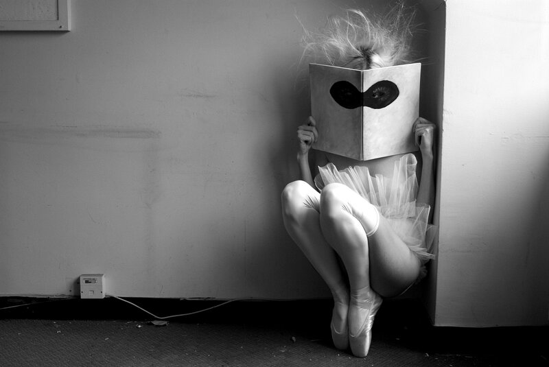Ballet Dancer with Book